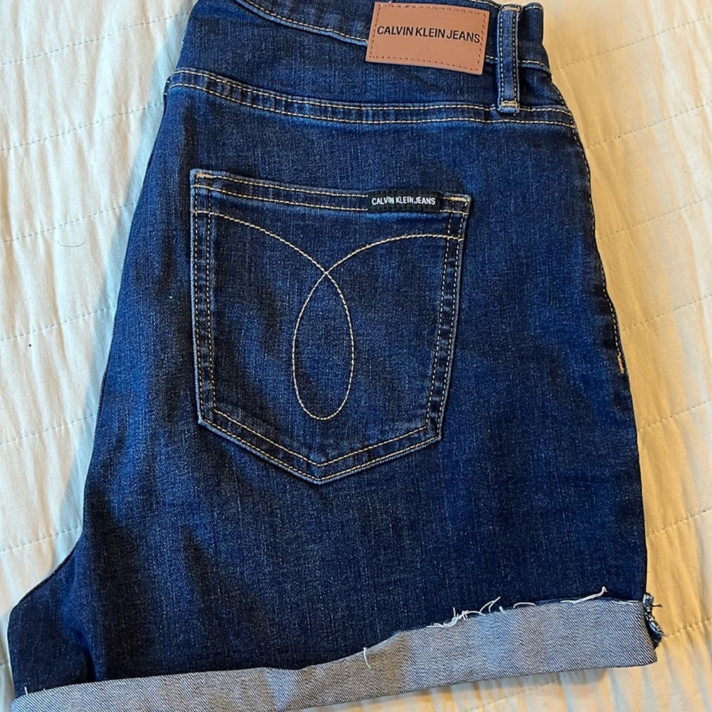 Calvin Klein Jeans Dark Blue Jean Shorts